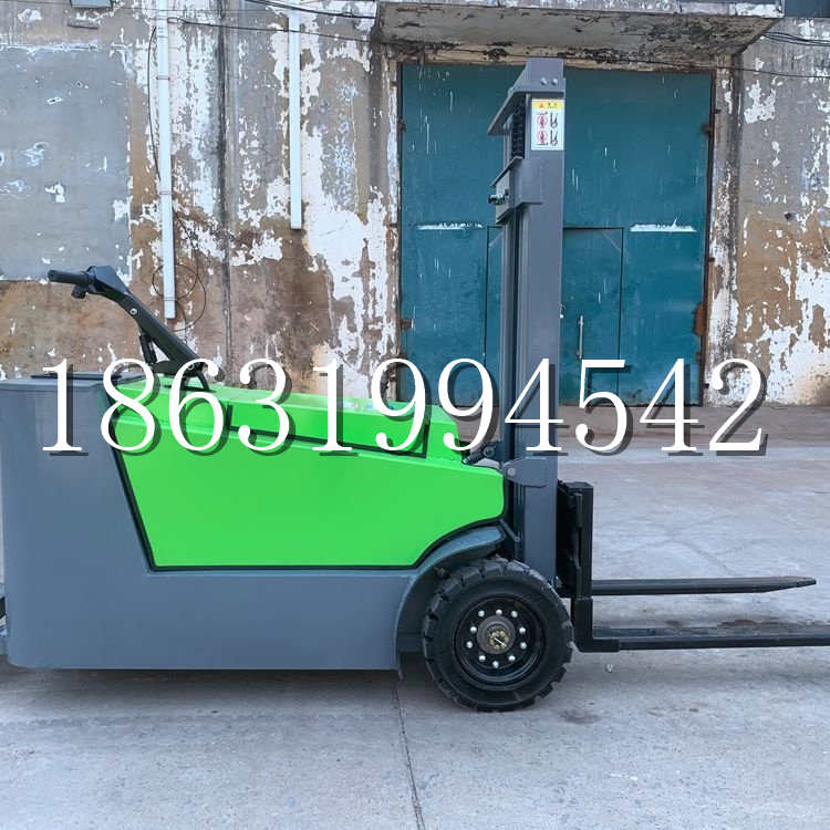 富蕴县小型电动叉车1吨2吨步行站驾式电瓶堆高充电装卸车液压升降车铲车